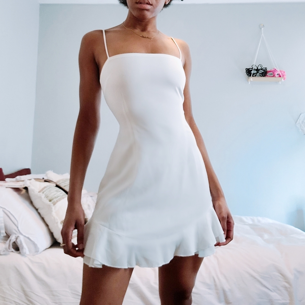 White Lucy in the Sky Dress